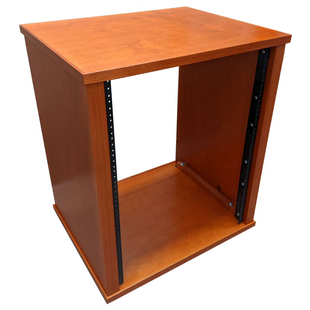 18 Space (18U) Wood Studio Rack Custom, Built to Order Melodic Roots